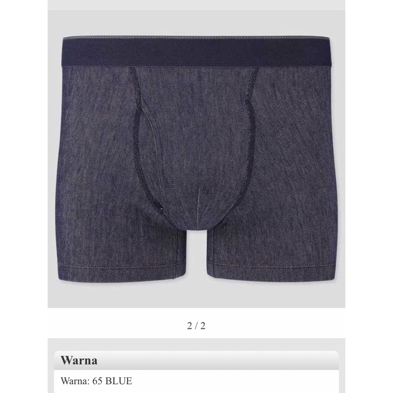 Uniqlo boxer celana dalam pria (Original)