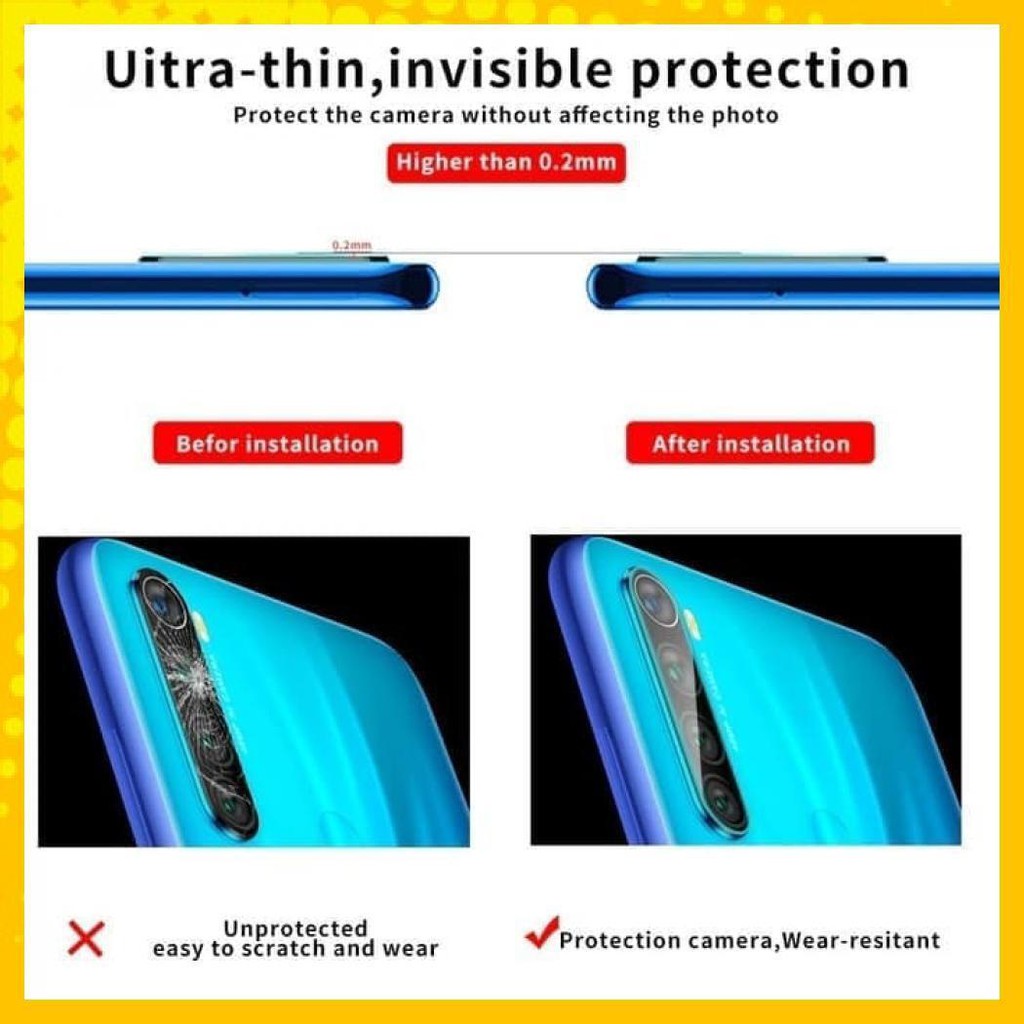 Xiaomi Redmi Note 8 / Note 8 Pro Tempered Glass Camera Kamera - Note 8 Pro