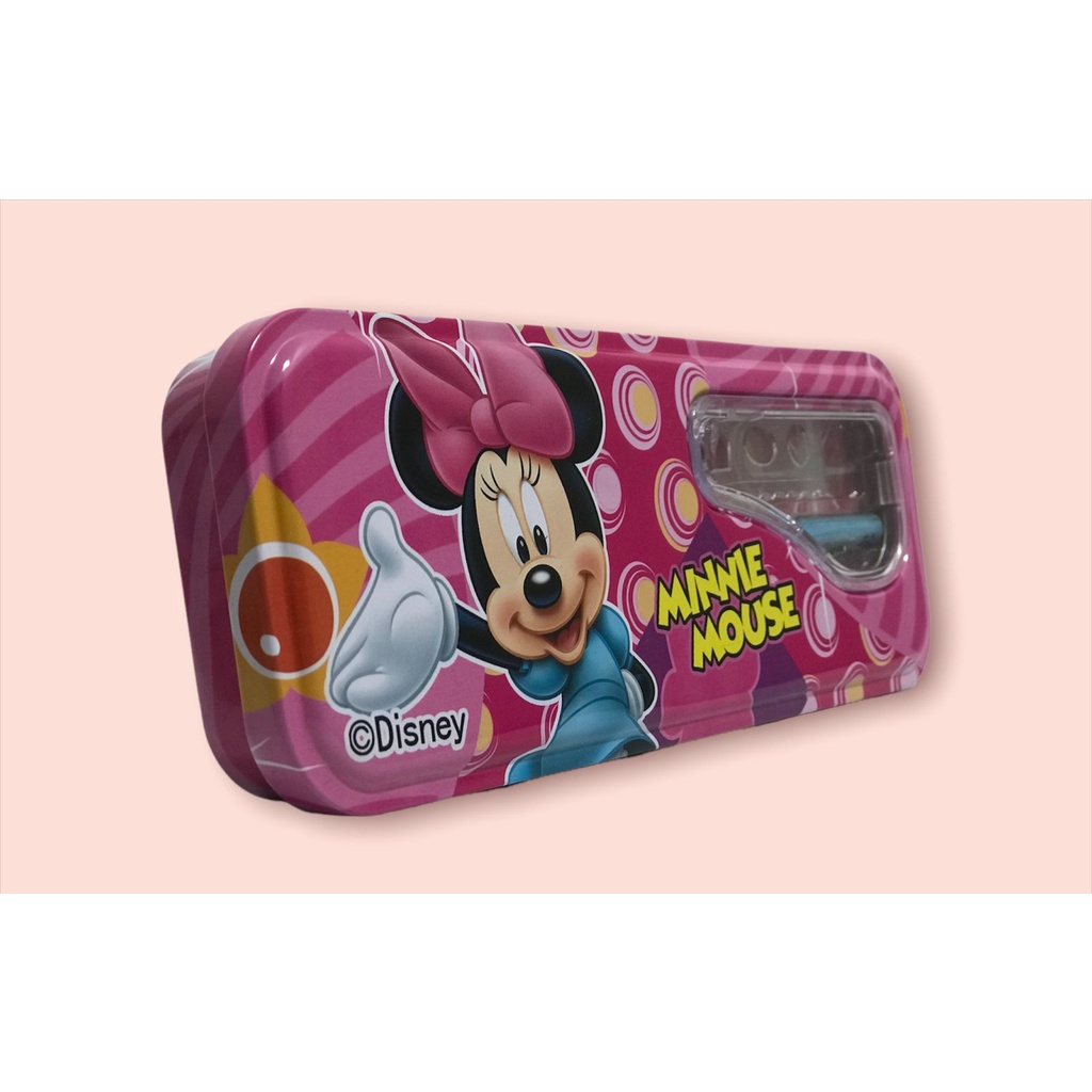 TEMPAT PENSIL SET / PENCIL CASE FROZEN PRINCESS MICKEY SPIDERMAN CAPT AMERICA / LIGHT BLUE TOSCA GREEN RED PINK