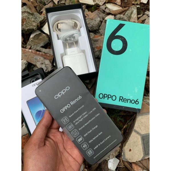 OPPO RENO 6 [SECOND] - FULLSET ORIGINAL + GARANSI AKTIF