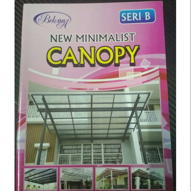 Buku katalog tralis khusus canopy minimalis seri B buku kecil