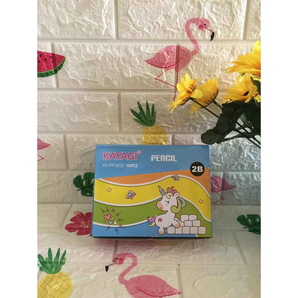 

Pencil kayagi pensil kayu / pensil serut 2b unicorn KY-PF3032 isi 12 pcs