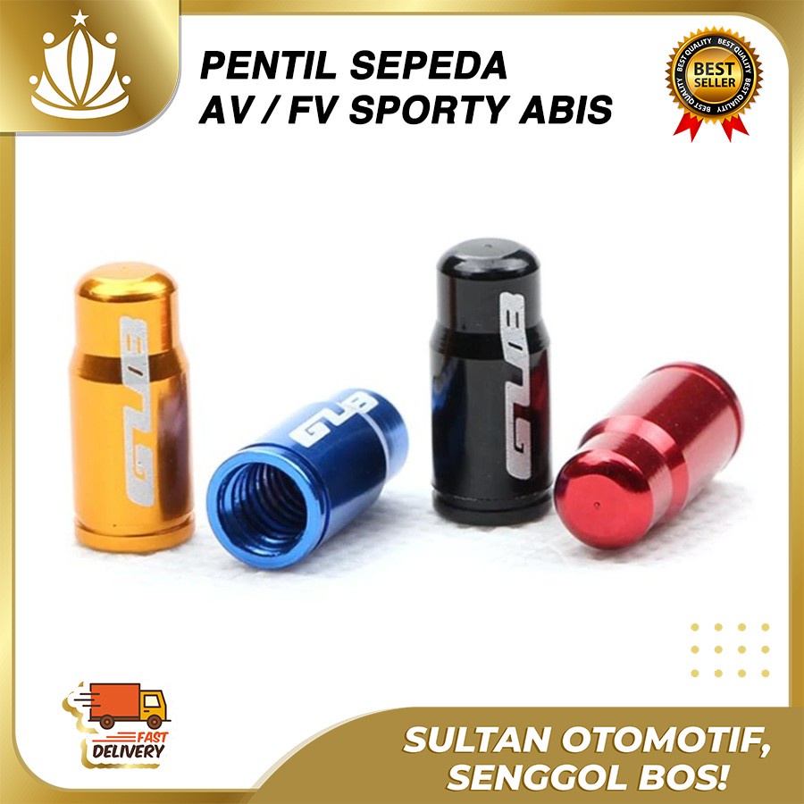 Tutup Pentil Ban Sepeda Motor GUB Taiwan Alloy Presta Universal