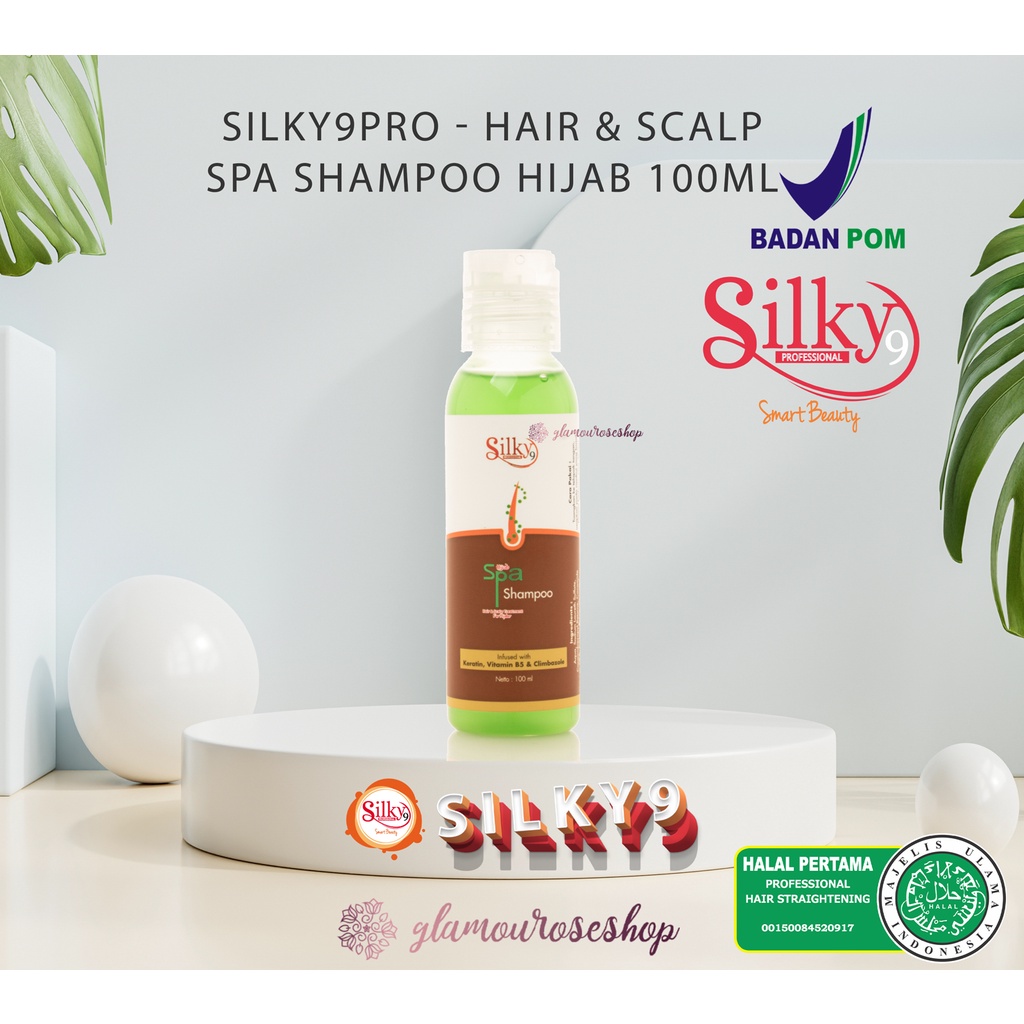 Silky9 Silky Nine pro Hijab Spa Shampoo Keratin 100ml