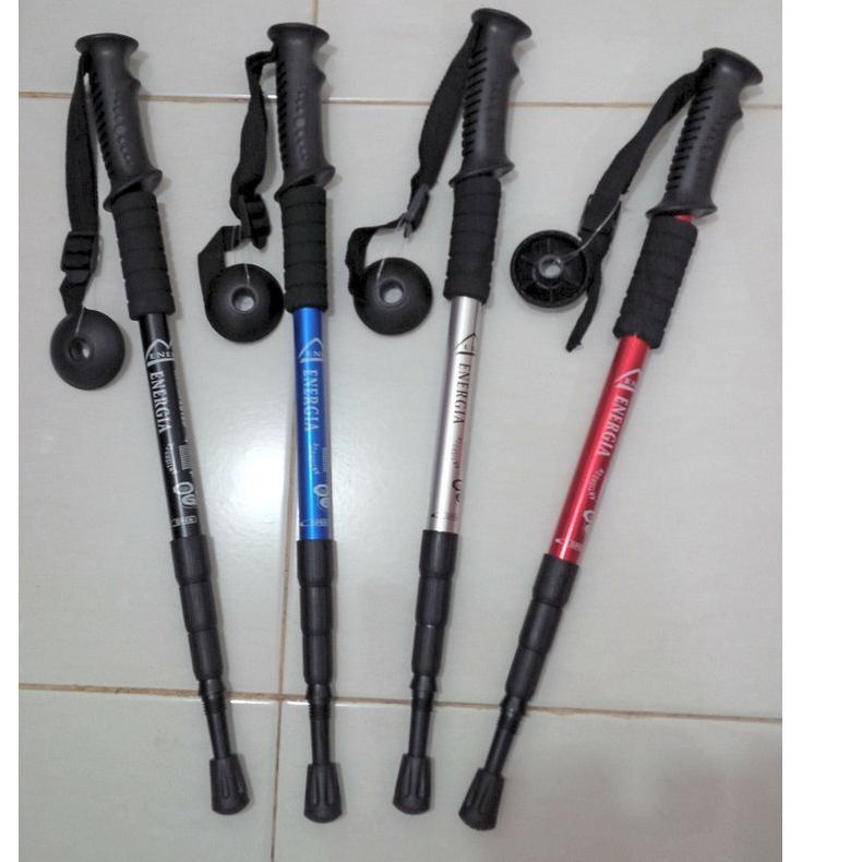 TRACKING POL ALUMUNIUM - TRACKING POLE ANTI SHOCK ENERGIA-  TRAKKINGPOL HIKING 8A8