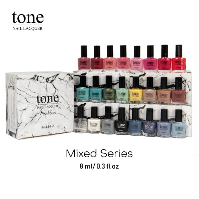 Kutek Tone Nail Polish BPOM Mixed Series Berbagai Warna