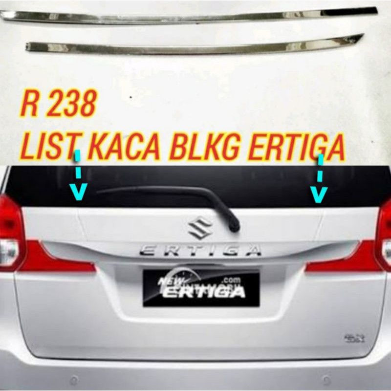 List Kaca Belakang Suzuki Ertiga