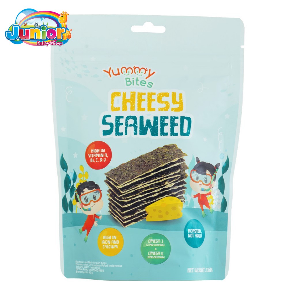 Yummy Bites Cheesy Seaweed 20gr