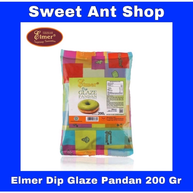 Elmer Dip Glaze Pandan 200 Gr