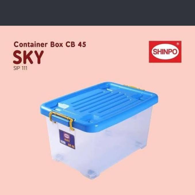 ✅Baru box container cb 45 serba guna / cb 45 / container box / cb 45 shinpo - Biru