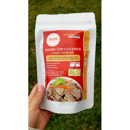 

Daging sapi saus jamur instan sehat