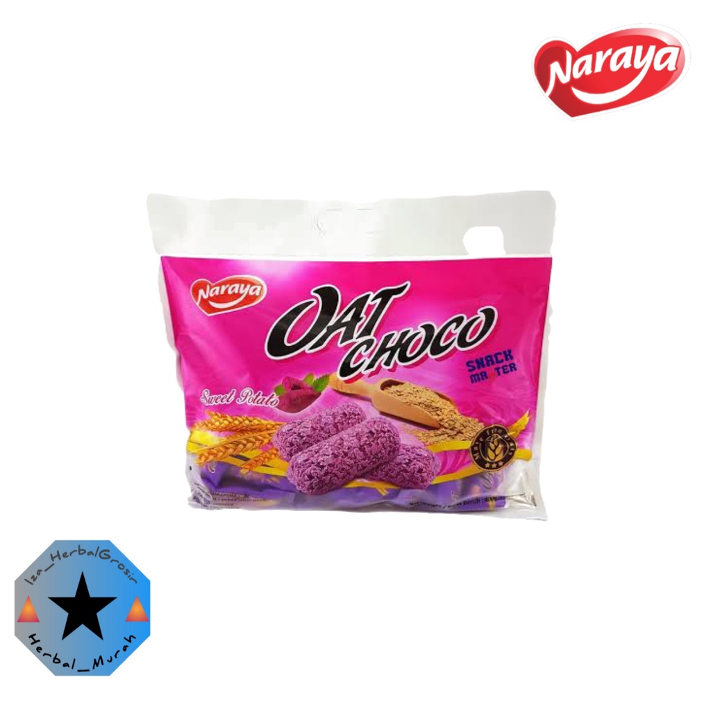 

Snack NARAYA OAT CHOCO SWEET POTATO | NARAYA UBI | BISKUIT Sereal Gandum NARAYA UBI