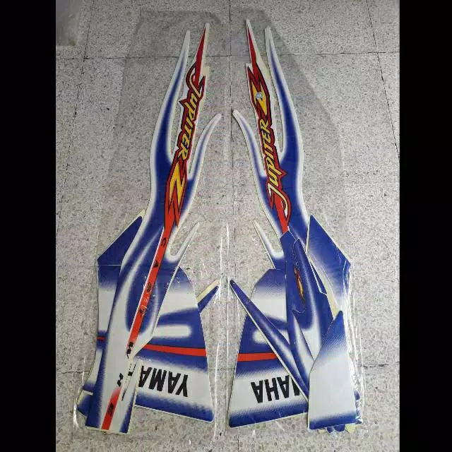 striping Jupiter z 2005 biru putih