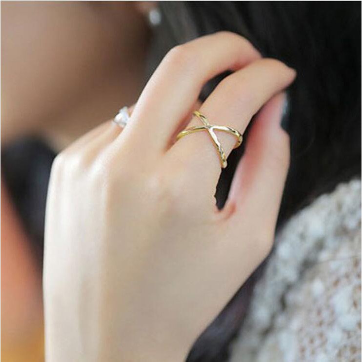 ✿AYN✿ K30 Cincin Wanita Ring Double Fashion kekinian