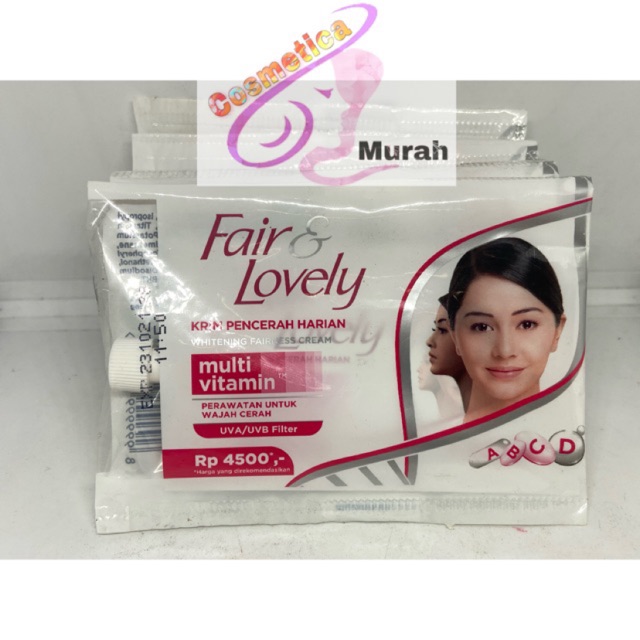 [ multivitamin ] Kemasan sachet / fair and lovely vitamin / fair and lovely multivitamin cream