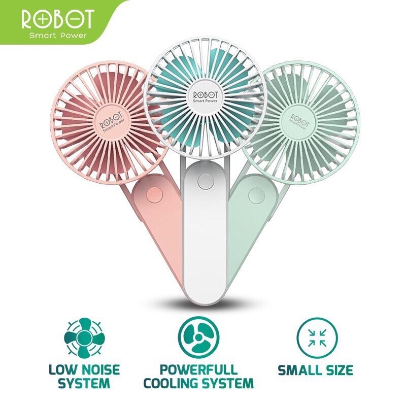 Trend-Robot RT-BF11 Kipas Angin Portable Mini Fan &amp; Powerbank 2000mAh