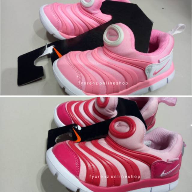 Sepatu Anak Cewek Original Nike Warna Pink dan Merah