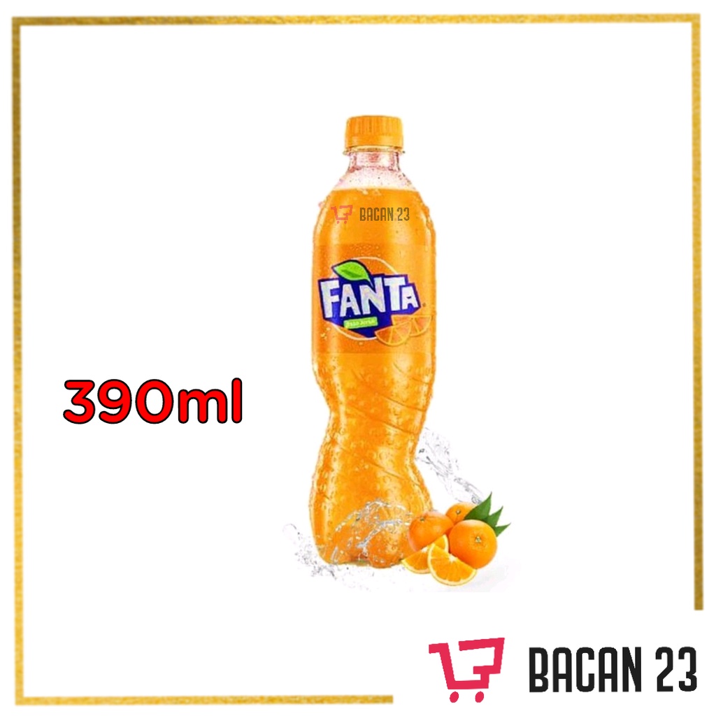 

Minuman Fanta Orange Botol ( 390ml ) / Soft Drink / Fanta Jeruk / Bacan 23 - Bacan23