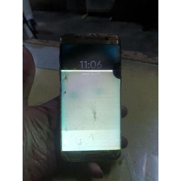 samsung s7 edge  g935fd minus  lcd pecah