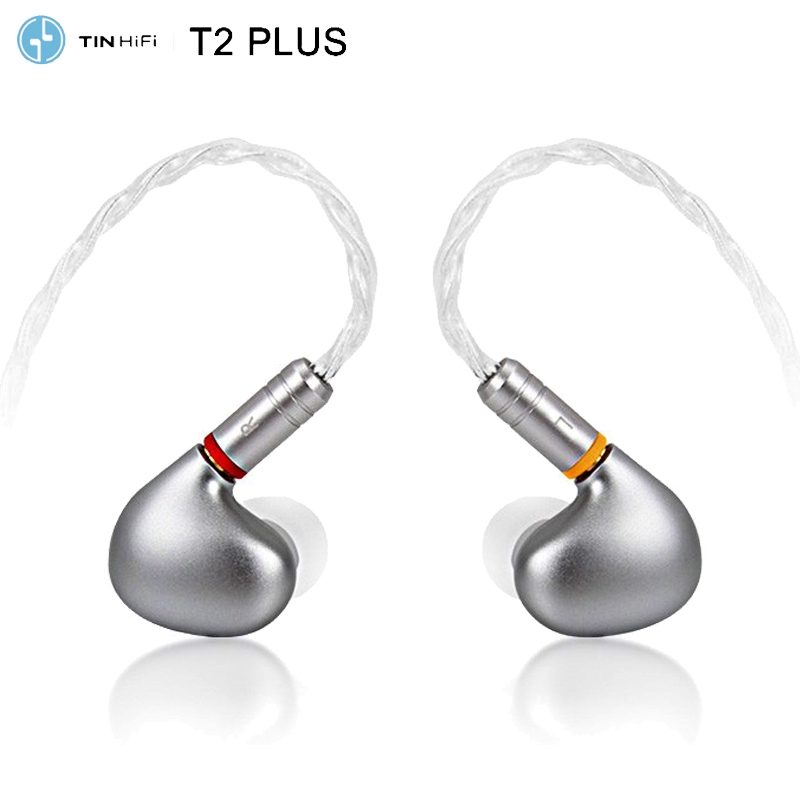 Earphone In Ear Hifi T2 Plus 10mm Driver Dinamis Bahan Metal Cnc Dengan Kabel Mmcx T2 Pro T3 T4