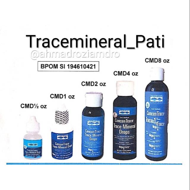 CMD Tracemineral 30 ml 500 tetes