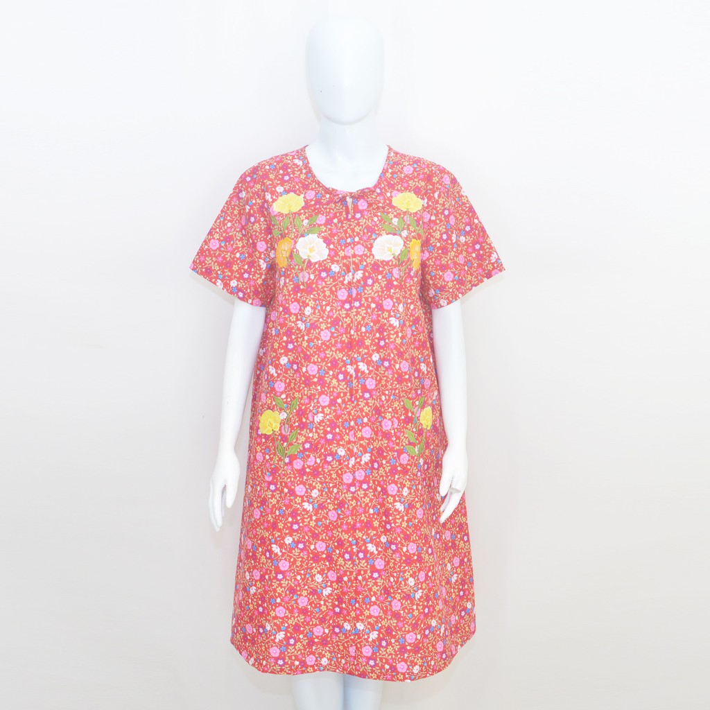 Daster Bordir Malang Pendek Adelin All Size Motif Bunga Daster Bordir Malang Pendek Adelin All Size Motif Bunga