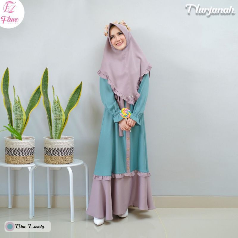 Nurjanah By Fauz Hijab, Gamis Nurjanah ORIGINAL BY FAUZ