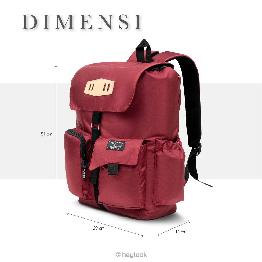 HEYLOOK Project - Tas Ransel Wanita Backpack SIMPLE Ransel Tas Punggung Laptop Wanita Kuliah