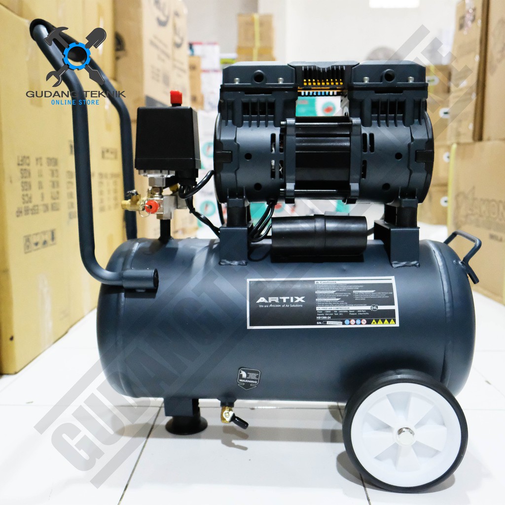 Kompresor Oilles 1.75Hp Artix HS1390-24 - Compressor Silent Oilles Artix 1.75Hp 24Liter