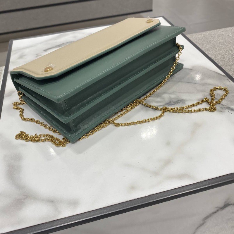 Two-Tone Mini Long Wallet