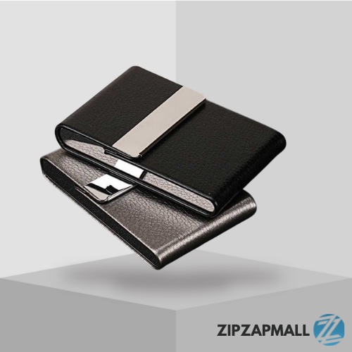 Kotak Bungkus Rokok Elegan Leather Cigarette Case / Tempat Penyimpanan Case Wadah Kotak Rokok  Isi 20 Batang / Bungkus Roko Rokok Mild Murah / Wadah Rokok Keren Surya Akrilik / Tempat Rokok Kretek / Kotak Rokok Kulit Stainless Steel Polos Elegan Anti Air