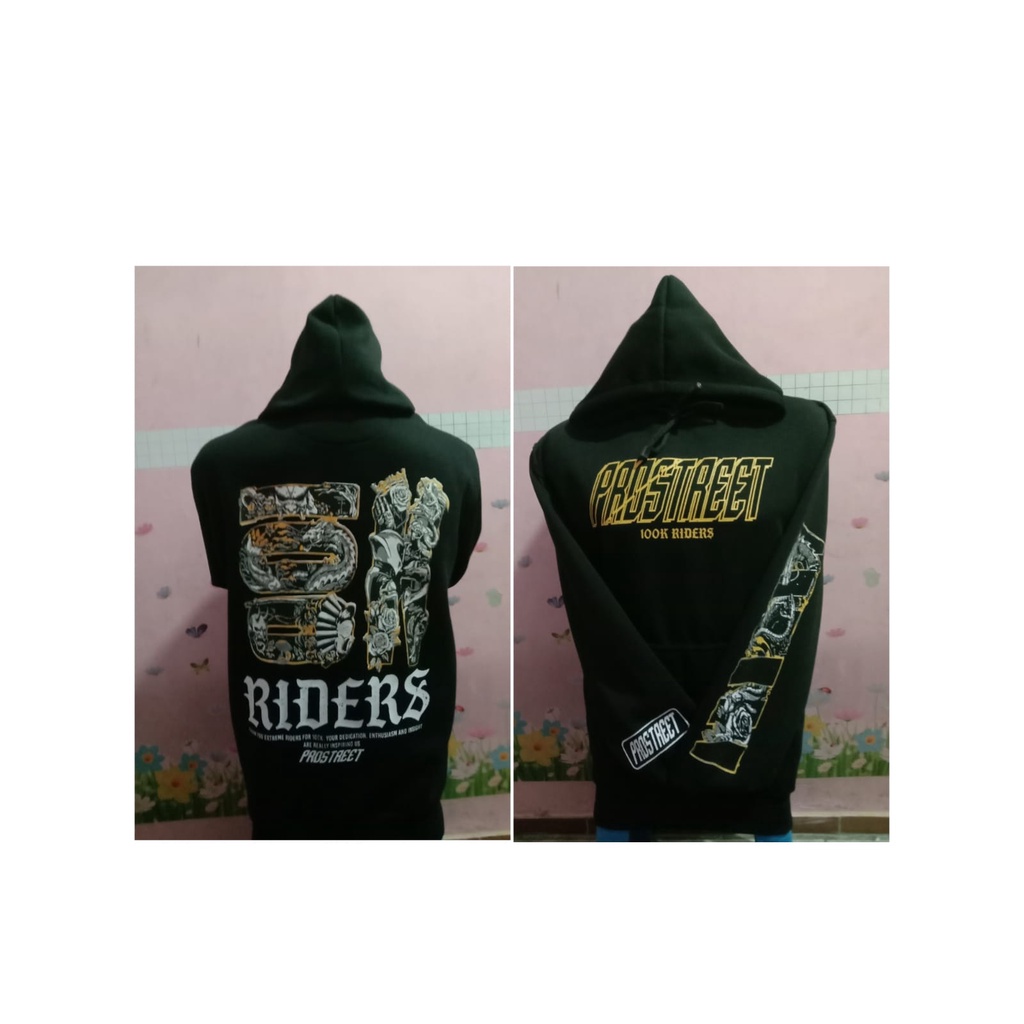 JAKET SWITER HOODIE OBLONG SABLON PRIA WANITA L XL