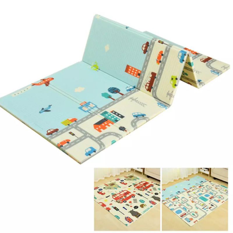 [rumahbayipdg] PLAYMATE BAYI/MATRAS LIPAT BAYI SIZE 180×200CM FREE BAG