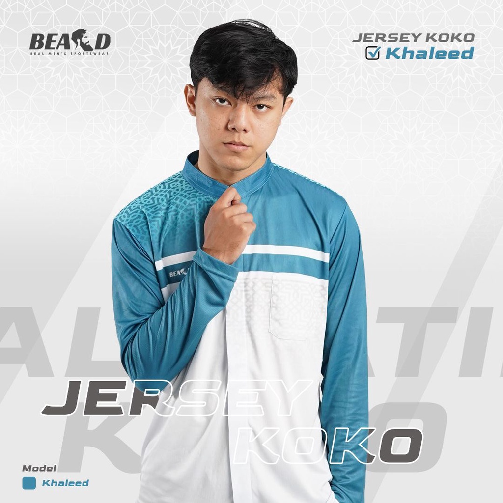 Koko Jersey Baju Muslim_Jersey Koko Beard_Jersey Koko Printing Khaleed