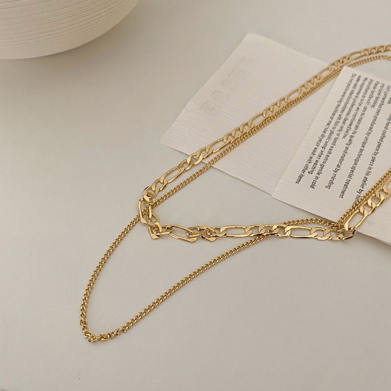 Chain multilayer necklace