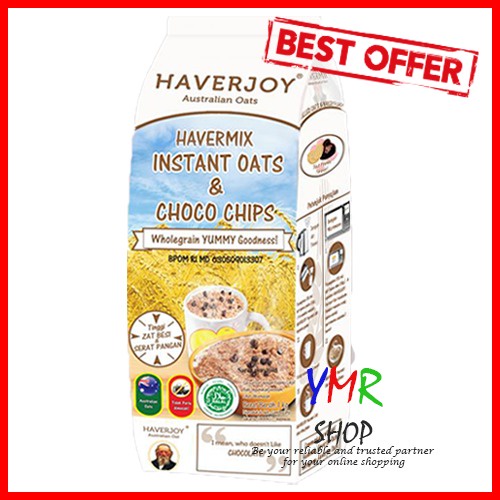 Haverjoy Havermix Havermout Australian Instant Oat and Choco Chips 1Kg