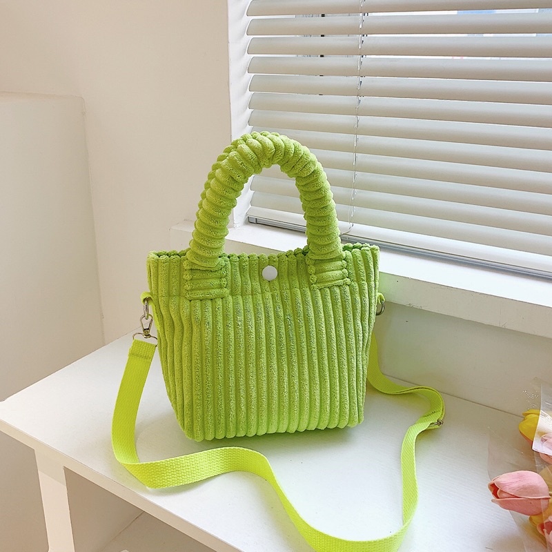 corduroy slingbag handbag