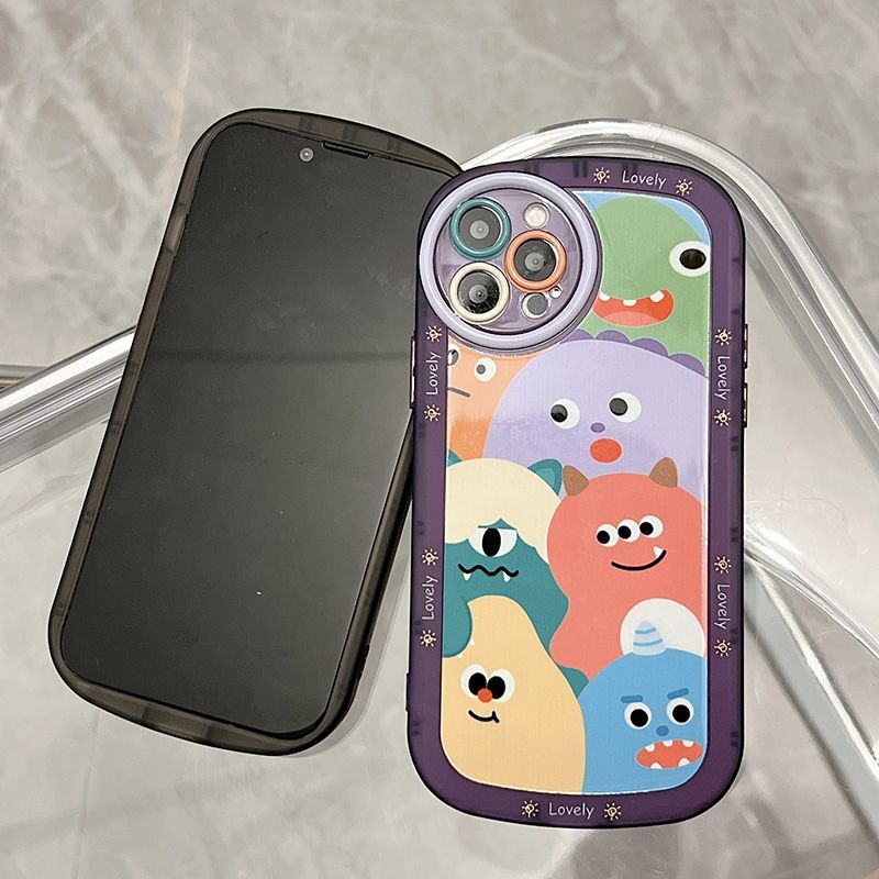 Colorful little monster phone case for iPhone 12 13 11 Pro Max X Xs Max Xr gcdd