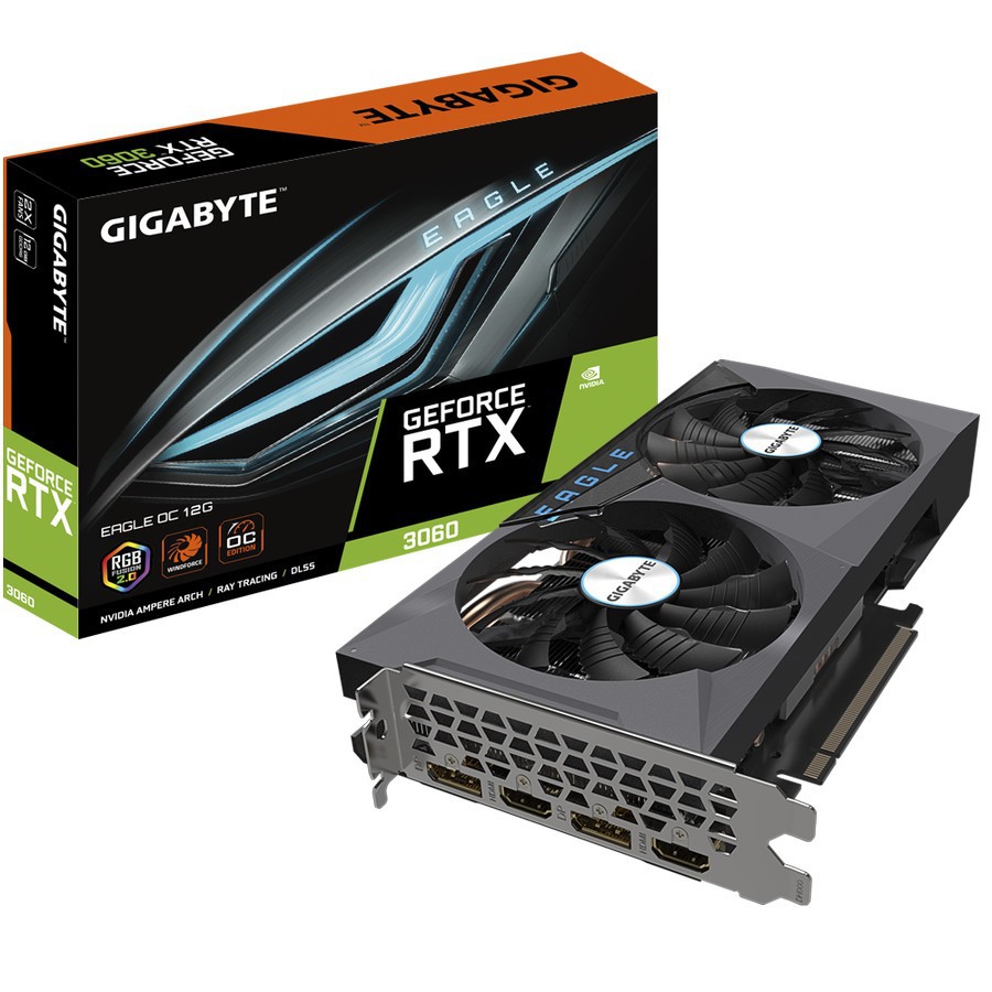 VGA Gigabyte RTX 3060 Eagle OC 12GB Geforce Rtx 3060