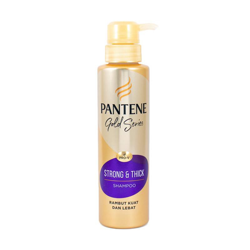 Pantene Shampoo Pro-V Gold Series Strong &amp; Thick Rambut Kuat