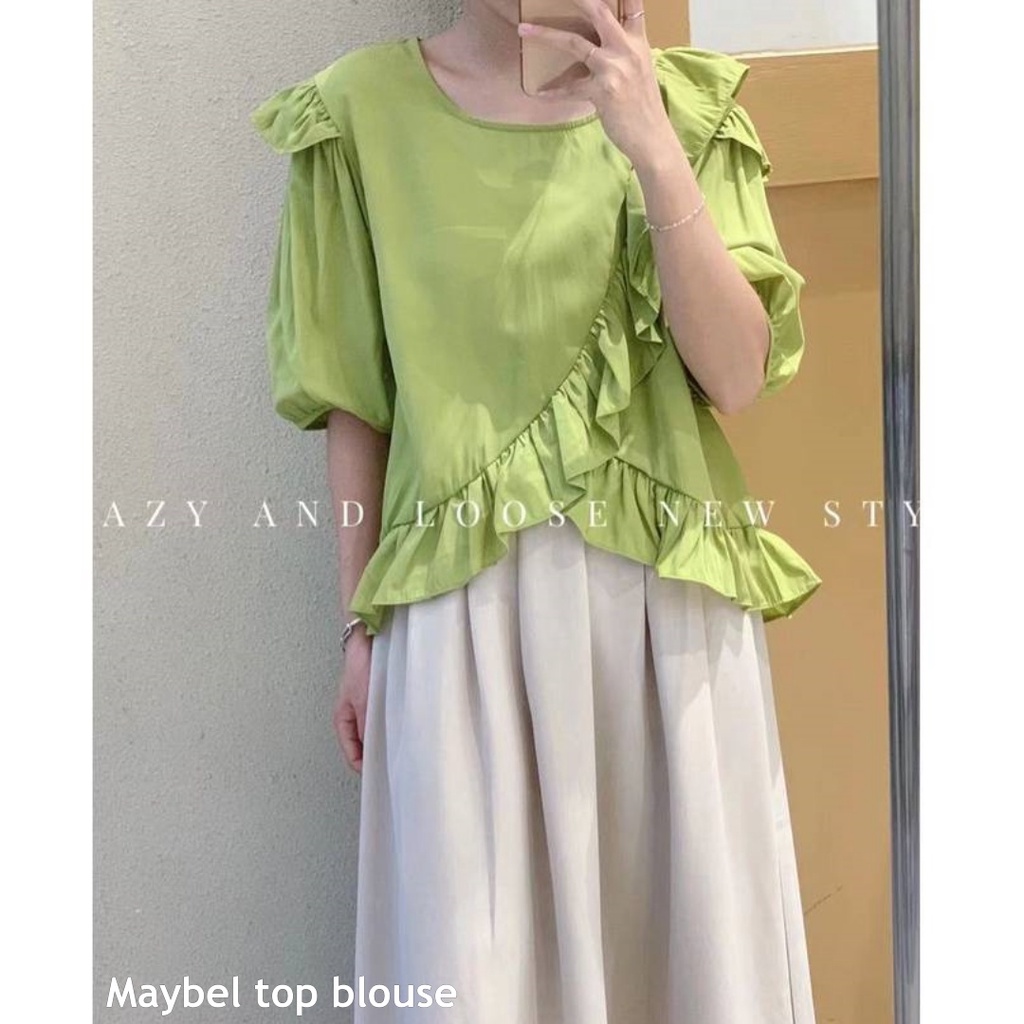 Maybel top blouse - Thejanclothes