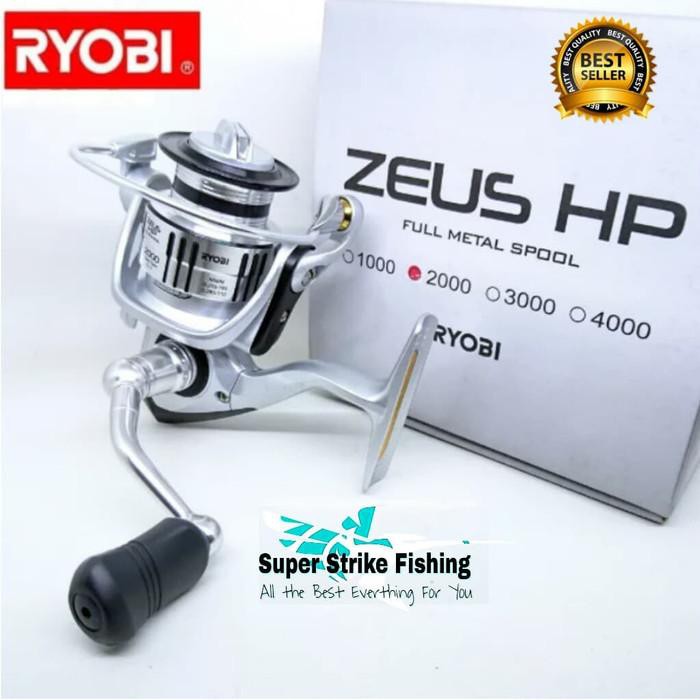 alat pancing mantul habis Gulungan/Katrol /Reel Pancing Ryobi Zeus HP 2000 Power Handle Original