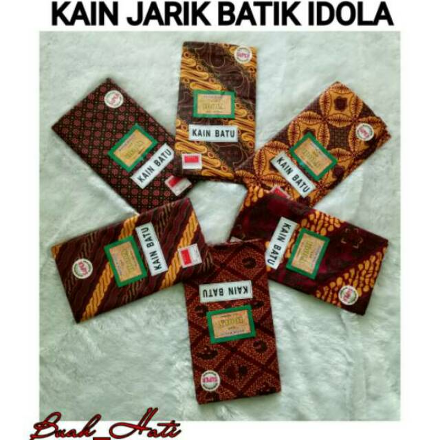 KAIN JARIK BATIK IDOLA KAIN BATU IDOLA  / SARUNG BATIK /KAIN BATIK SARIMBITAN / SERAGAMAN