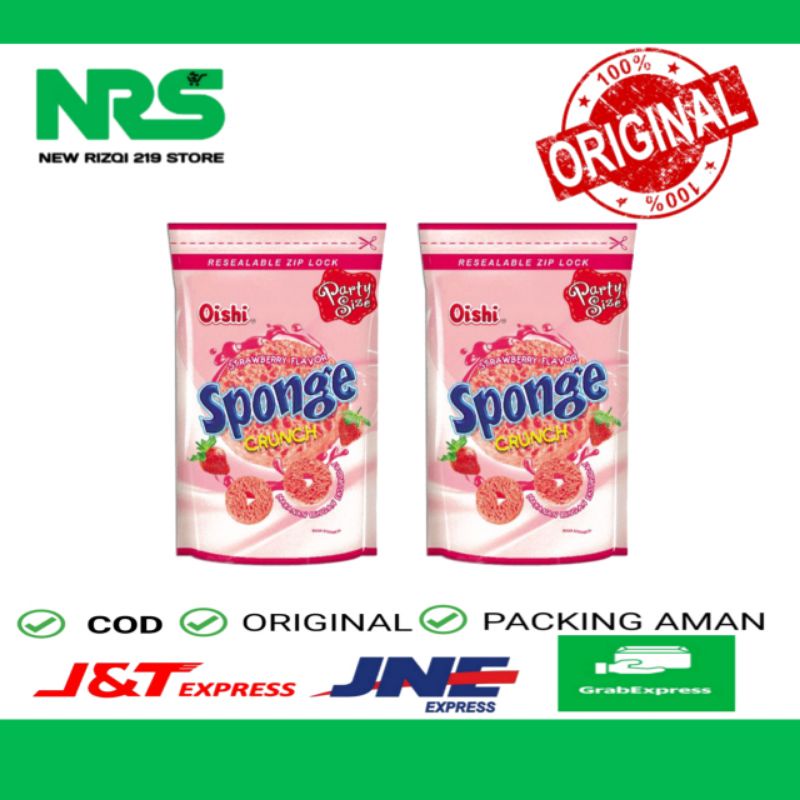 

Oishi Sponge Crunch Strawberry 110g