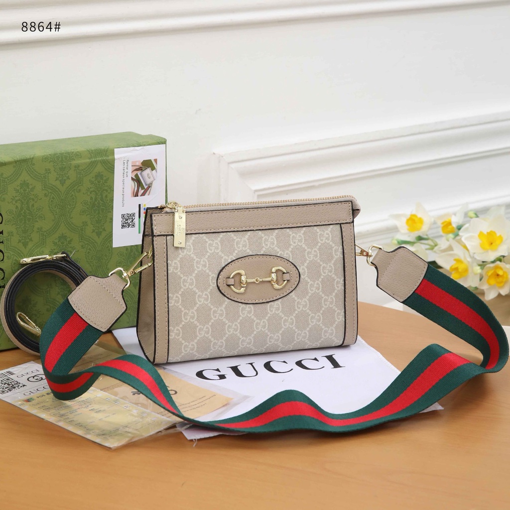 GC Horsebit GG-Monogram Sling Bag 8864