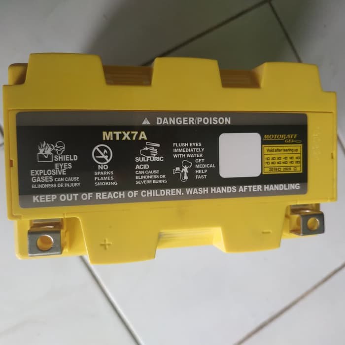 Aki motor NINJA 250 motobatt motobat MTX7A accu gel ORI pabrik aki paling bagus