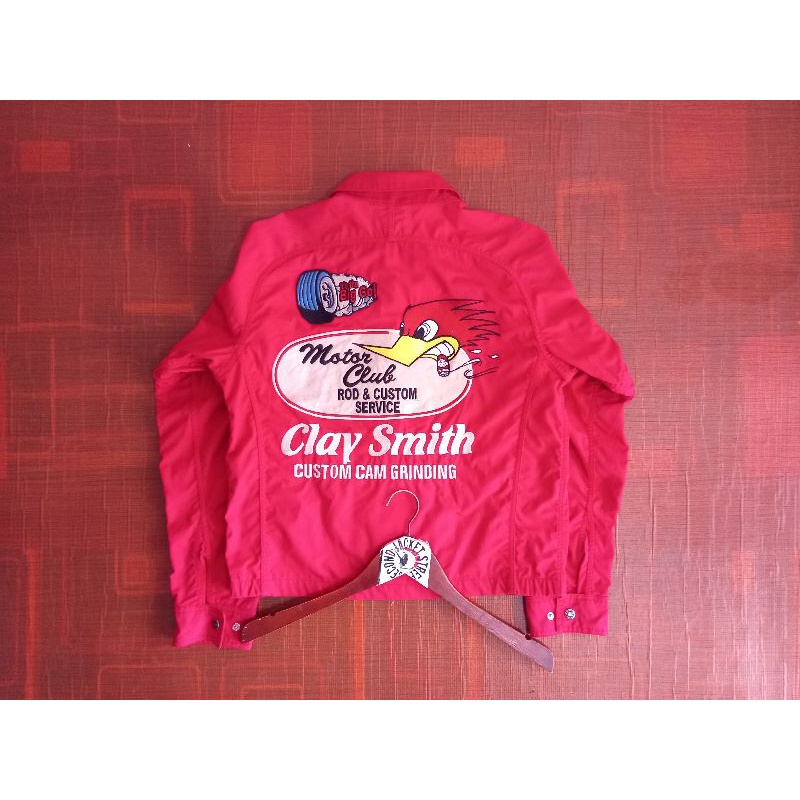 Jaket motor vintage claysmith cams not simpson yellow corn bates taichi nankai kushitani elf kiss ra