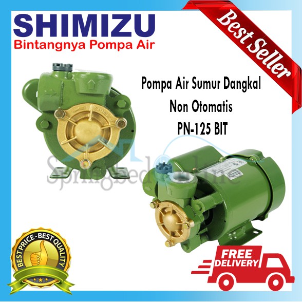 Pompa Air Shimizu Non Otomatis PN 125 BIT