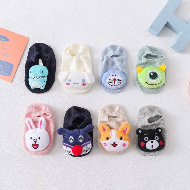 stoberi baby - MATCHING ANIMAL KAOS KAKI BONEKA PENDEK MOTIF LUCU