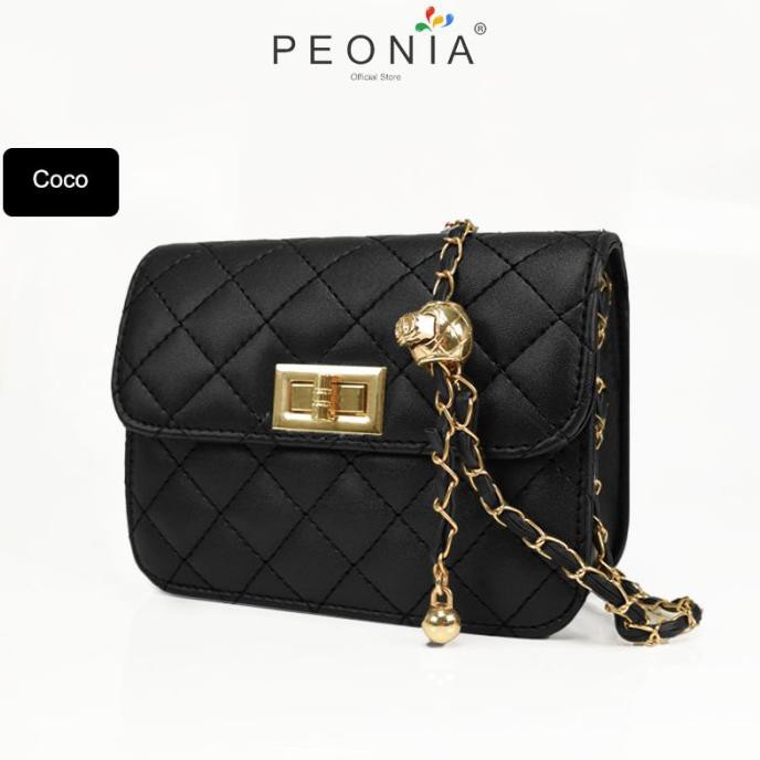 Peonia Tas Selempang Wanita Import Crossbody Elegant Korea Bag Coco